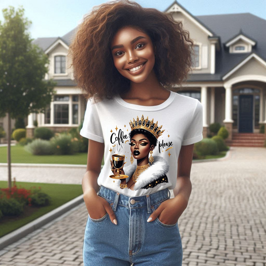 Queen of Caffeine Tee