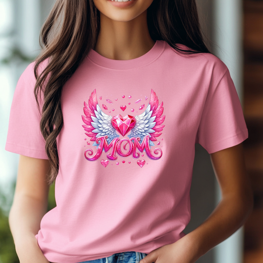 Sparkling Fantasy Mom Wings Tee