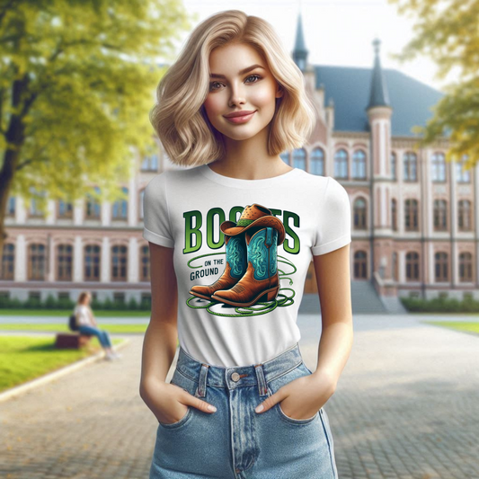 Western Boot on the Ground Tee
